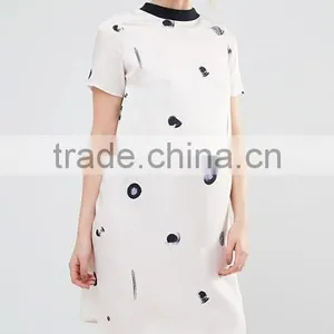 New Design New Printing Cotton Fabric Short Sleeve Maternity Wear thumbnail-2