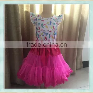 Stock Sell Style Girl Wholesale Chiffon Fluffy Tutu Pettiskirt/kids Mini Dance Tutu Girls Casual White Skirt thumbnail-5