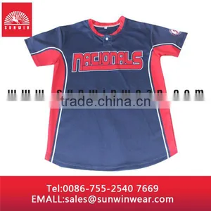 Wholesale Baseball Shirts/ Sportswear Type Custom Baseball Jersey thumbnail-4