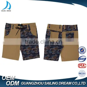 Hot Sale Cheap Summer Jacquard Style Mens Chino Shorts With Inner Brief thumbnail-2