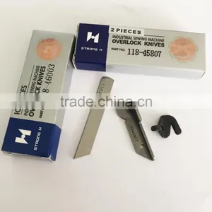 JUKI MO-2516 UPPER, LOWER, AND CHAIN CUTTER KNIFE 3 KNIFE SET #KS2516(118-45807+118-46003+B1528-804-000A) thumbnail-1
