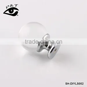 30MM White Round Crystal Ball Door Handle thumbnail-4