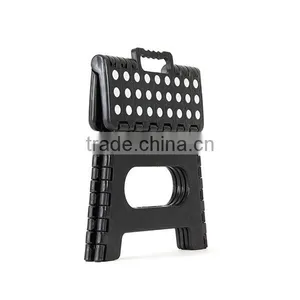 Portable Plastic Black Folding Step Stool thumbnail-2