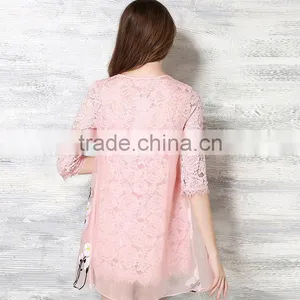 Fashion Women Organza Floral Embroidered Lace Prom Dress Ladies Sexy Printed Mini Dress thumbnail-3