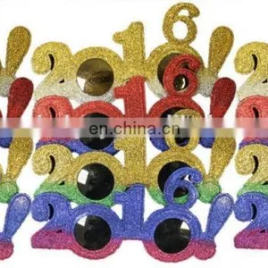 2016 New Years Eve Brand Glitter Party Glasses thumbnail-2