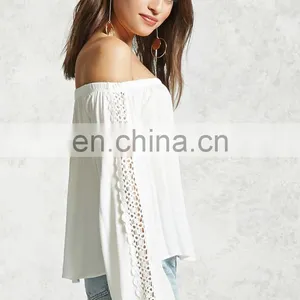 OEM Factory Sale Women Wear Clothes Off Shoulder Top Hot Sale thumbnail-3