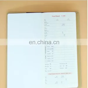Customized Cheaper Price Agenda Design Black Leather Cover Schedule Book /Journal Bound Notebook Printing thumbnail-3