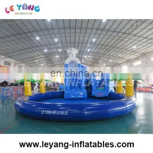 Commercial Giant Inflatable Elephant Slide With Pool, Land Amusement Park thumbnail-1