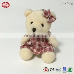 Girl Bear Toy With Skirt Cute Gift CE Plush Keychain thumbnail-1