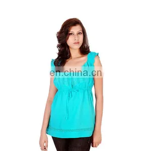 Women Western Sleeve Less Cool Look Designer Top Manufacturer thumbnail-1