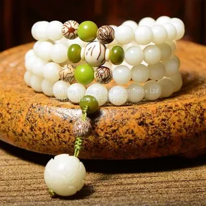 Tigen 108 Hand Necklace Jewelry Female Long Natural Bodhi Rosary Sweater Chain thumbnail-1