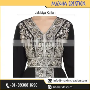 Oriental Robe Dress For Arabian Women's With Unique Embroidery Design 6364 thumbnail-2