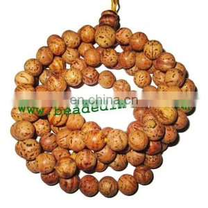 Bodhi, Budhha, Buddhism Beads Mala, Auspicious Wood Beads-Seeds String (mala), Size: 11mm thumbnail-1