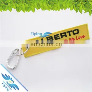 Fashion Embroidery Key Ring Decoration, Awesome Custom Shape Embroidery Key Chain for Cheap Sale thumbnail-5