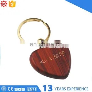 Custom Promotional Blank Car Wooden Custom Metal Key Ring thumbnail-3