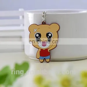 Bag Ornaments Cartoon Dolls Soft Pvc Rubber Keychain Making thumbnail-4