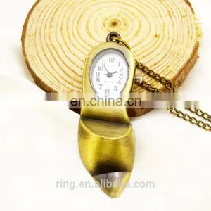 Unique Metal Pocket Watch High-heel Shoe Pocket Watch in Bulk thumbnail-2