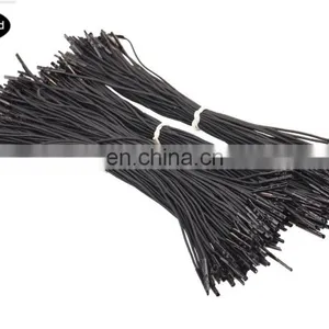 China Wholesale 2mm Round Black Elastic Cord With Metal End/bard for Document Folder thumbnail-6