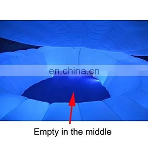 Giant Shape Model Inflatable White Seashell Decoration With Colorful LED Lighting thumbnail-6