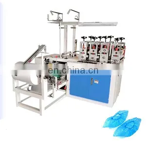 Newest Type Disposable Waterproof Hygienic Overshoes Making Machine thumbnail-1
