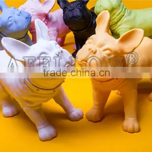 Plastic Dog Mannequin,PVC Environmental Protection Yellow Mannequin Manikin Dog KEVIN 5 thumbnail-4