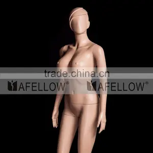 Big Chest Female Mannequin, Plastic Environmental Protection Woman Mannequin,Abstract Manikin, Cheap Model M009-XFF02 thumbnail-4