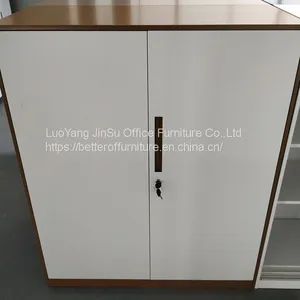 KD Swing Door Storage File Cabinet Office Furniture White Color H1200XW900XD400mm thumbnail-2