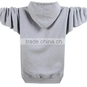 Customized Cheap Cotton Black Mens Sleeveless Hoody thumbnail-2
