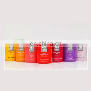 Cardboard Cylinder Food Packaging Tube With Plastic Plug thumbnail-1