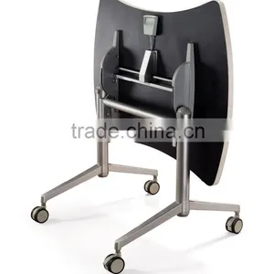 New Design Folded Aluminum Desk Meeting Hall Table With Wheels HD04A1-E thumbnail-4