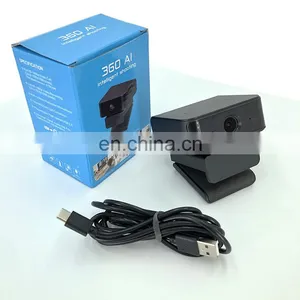AI Humanoid Auto Face Tracking HD 2K Webcam 1080P With Microphone Rotatable for Video Calling USB Camera Webcam thumbnail-1