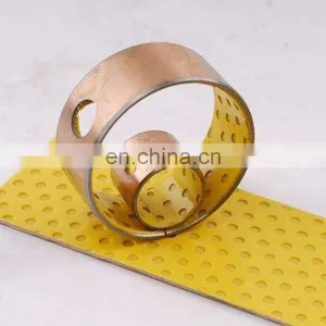 DX SF Oilless Sleeve Bush Boundary Lubricating Bushing Consist of Steel Backing and POM For Vehicle and Forming Machine Tools. thumbnail-3