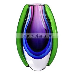 Muano Hand Blown Glass Vase Home Decor Vase thumbnail-1