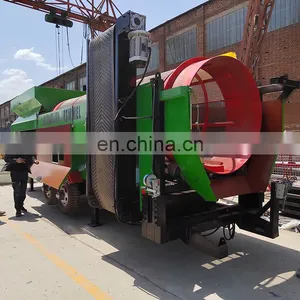 High Efficiency Mineral Quarry Separation Rotary Trommel Screen Design Portable Mobile Trommel Screen thumbnail-2
