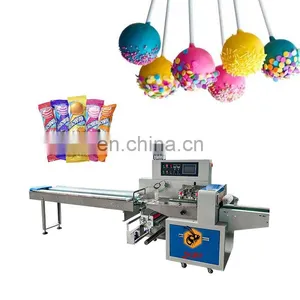 Vegetables Nitrogen Tray Packaging Machine Candy Snack Food Bag Flow Pillow Packing Machine thumbnail-1