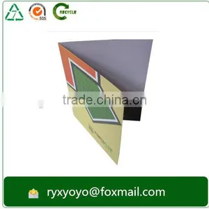 Guangzhou Factory Whloesale Printed Advsertising Paper Pamphlet Folder thumbnail-1