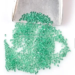 High Quality For Jewelry Spinel Green Round Cut Small Size Nano Spinel Loose Gemstone Crystal thumbnail-3
