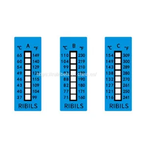 Irrversible Temperature Indicator Strip Heat Sensitive Labels thumbnail-2