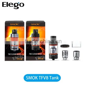 100% Original Smok TFV8 6.0 ml Tank /Black/Silver TFV8 Wholesale, Smok TFV8 Tank Wholesale thumbnail-1