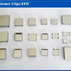 High Frequency Power Transformer EFD20 Cover, EFD20 Clip, High-frequency Transformer Shielding Cover, Power Transformer Accessories, Made of SUS301 Stainless Steel Material. thumbnail-2