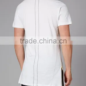 Stylish and Printed T-shirts/Stylish Side Zipper Cotton T-shirts/Top Quality Stylish Side Opening T-shirts thumbnail-2