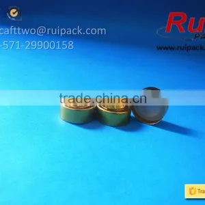Mini TAB Aluminum Crimp on Cap With Silicone Liner, Metal Alu Snap on Lid With Pull-tab/ring-pull thumbnail-3