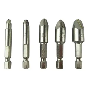 5PCS Screw Extractor Damaged Screw Remover Kit Stripped Screws DIY Hand Tools Gadgets Gifts Easily Remover 2 in 1 @ Workiotools thumbnail-3