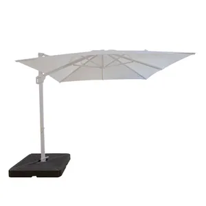 Pure White Roman Umbrella Hotel Home Parasol Villa Restaurant Outdoor Umbrella Courtyard Umbrella Customization thumbnail-1