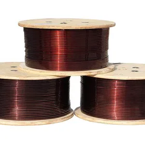 Rectangular Enamelled Aluminum Wires Flat Winding Wire for Motor Transformer thumbnail-1