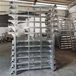 Heavy Duty Steel Nestable Stacking Pallet Rack for Industrial Storage Solutions thumbnail-2