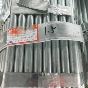Feilong Pipe Manufacturing Niutou Brand 1.2-inch * 2.2 Hot-dip Galvanized Pipe Made of Q195 Material With High Zinc Layer for Alkali and Corrosion Resistance thumbnail-2