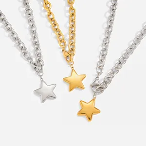 18K Gold PVD Coated Stainless Steel Necklace Charm With 0.5 Micron TiN Layer thumbnail-4