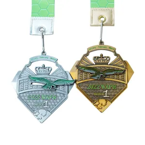Supplier Custom Design Logo Hollow Out Medals Personalized 3D Marathon Medal Sports Metal Medallion Running Winner Awards thumbnail-1