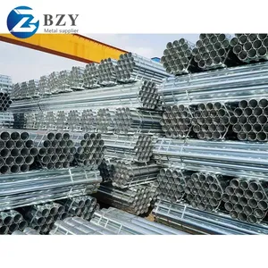 Hot Dipped Galvanized Round Steel Pipe GI Pipe Pre Galvanized Steel Pipe Galvanized Tube for Construction thumbnail-3